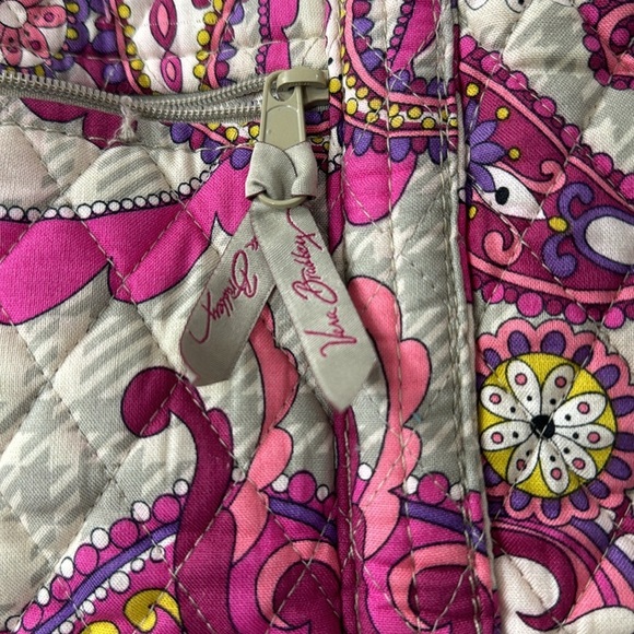 Vera Bradley plaid and paisley large tote - Picture 4 of 10